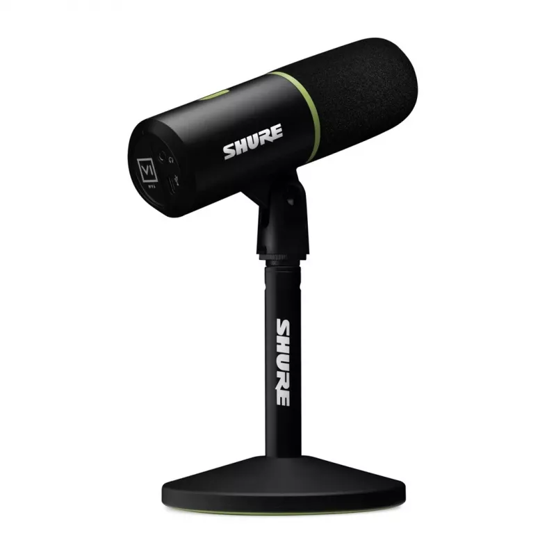 Shure MV6 - USB-C kardioidinis dinaminis mikrofonas žaidėjams ir transliuotojams