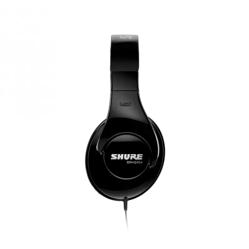 Shure SRH240A ausinės su laidu, galvos lankelis, muzika, juoda