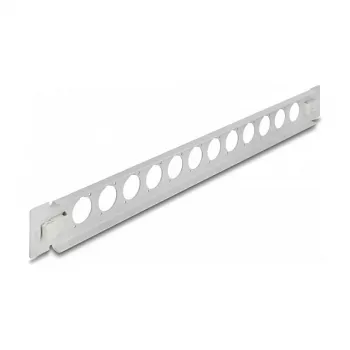 Patch panel DeLOCK 19 inch D-Type 12 port bevielis montavimas pilkas