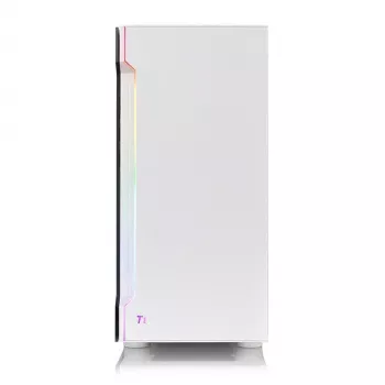 Kompiuterio korpusas Thermaltake H200 TG Snow RGB Midi Tower White