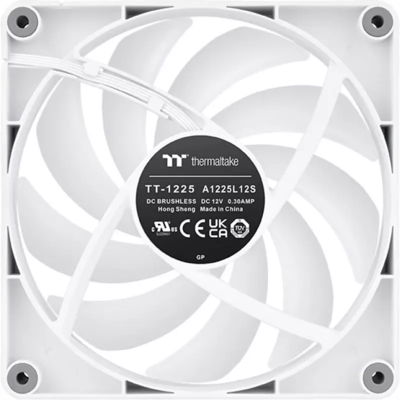 Thermaltake CT120 Reverse ARGB 120mm baltos spalvos 2 vnt. rinkinys
