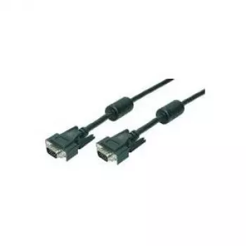 Logilink - VGA kabelis - HD-15 (V) - HD-15 (V) - 10 m - juodas (CV0016)