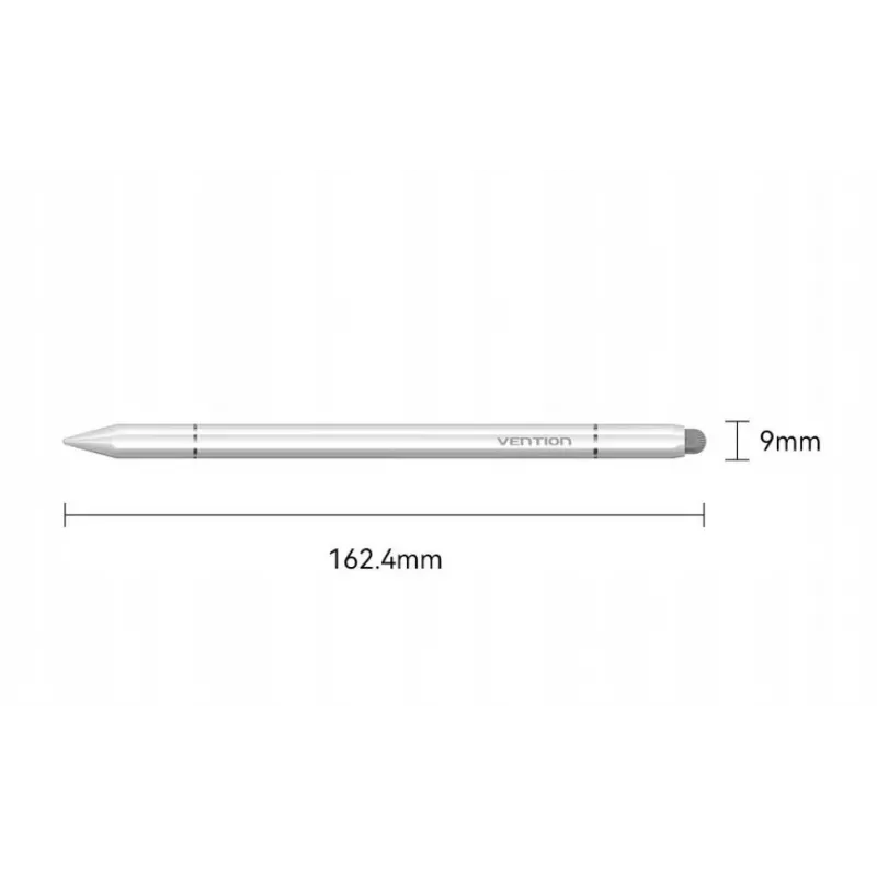 Stilius Vention KQLW0 3-in-1 magnetinis aliuminio lydinio, baltas, 18,2 g