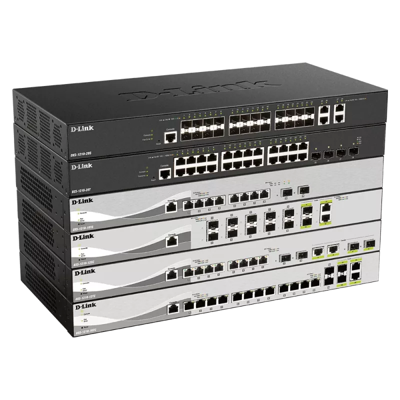 D-Link 24 prievadų 10G SFP+, 4 prievadų 10GBASE-T išmanusis valdomas jungiklis