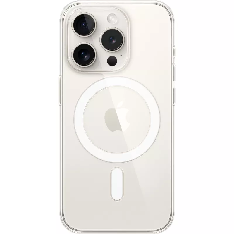 Apple iPhone 15 Pro dėklas su MagSafe - permatomas