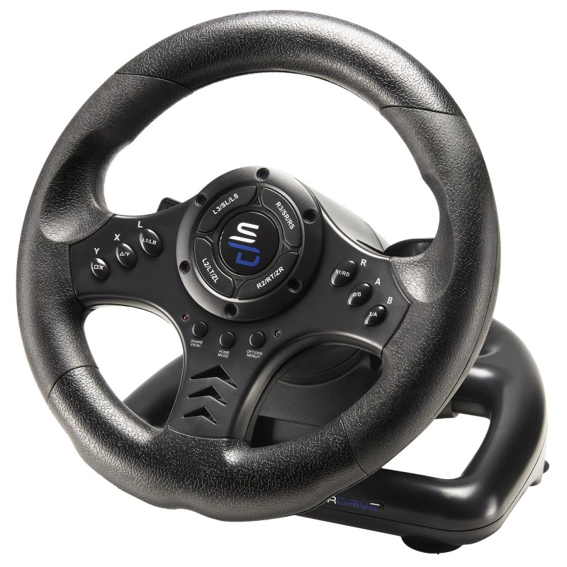 Vairas + pedalai Subsonic SA5426-NG Juodas USB 180° sukimasis