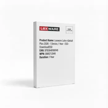 Lexware lohn+gehalt plus 2026 Apskaita 1 licencija (-os) 1 metai (-ų)