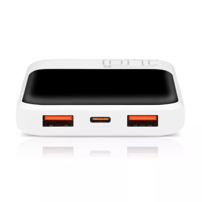 Išorinė baterija everActive EB-10Q 10 000 mAh, 2× USB išėjimai, 22,5 W QC4.0