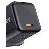 Mini įkroviklis PA-F5 OEM juodas 1xUSB-C 20W PD maitinimo tiekimas
