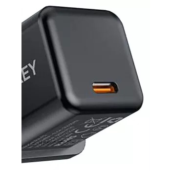 Mini įkroviklis PA-F5 OEM juodas 1xUSB-C 20W PD maitinimo tiekimas