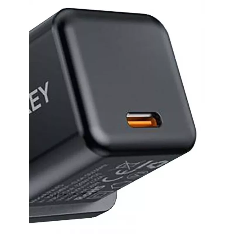 Mini įkroviklis PA-F5 OEM juodas 1xUSB-C 20W PD maitinimo tiekimas