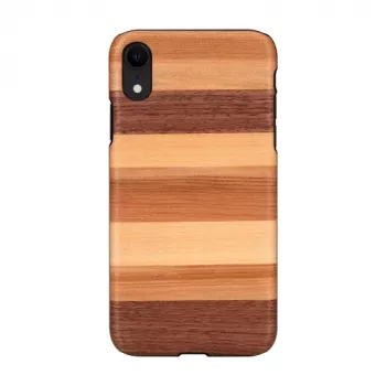 Apsauginis išmaniojo telefono dėklas man and wood, skirtas iPhone XR – juodo smėlio apdaila