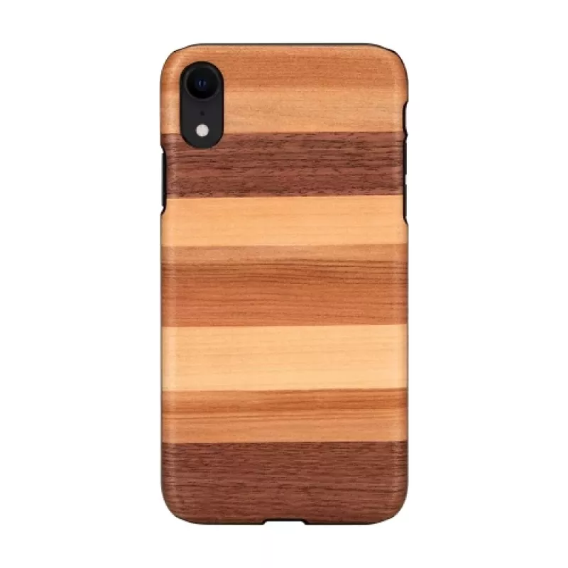 Apsauginis išmaniojo telefono dėklas man and wood, skirtas iPhone XR – juodo smėlio apdaila