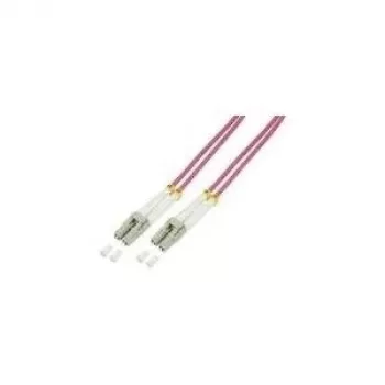 Logilink - komutacinis kabelis - LC Multi-Mode (M) - LC Multi-Mode (M) - 10 m - Šviesolaidis - 50/125 mikrometras - OM4 - Be halogenų - Viržių violetinė (FP4LC10)