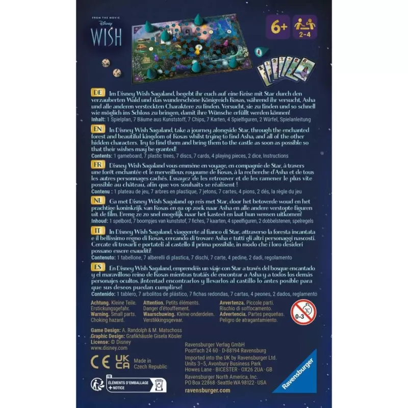 Disney Wish Sagaland, stalo žaidimas