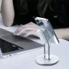 Telefono stovas SODI SIM-300 sidabrinis MagSafe — stalinis laikiklis MagSafe suderinamiems iPhone