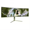 Lenktas kompiuterio monitorius Arozzi Nova 49 coliai (124,5 cm) Dual QHD 5120×1440 LED VA, 4 ms, žalias
