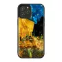 Apsauginis telefono dėklas iKins, skirtas Apple iPhone 12 Pro Max — juodas Cafe Terrace