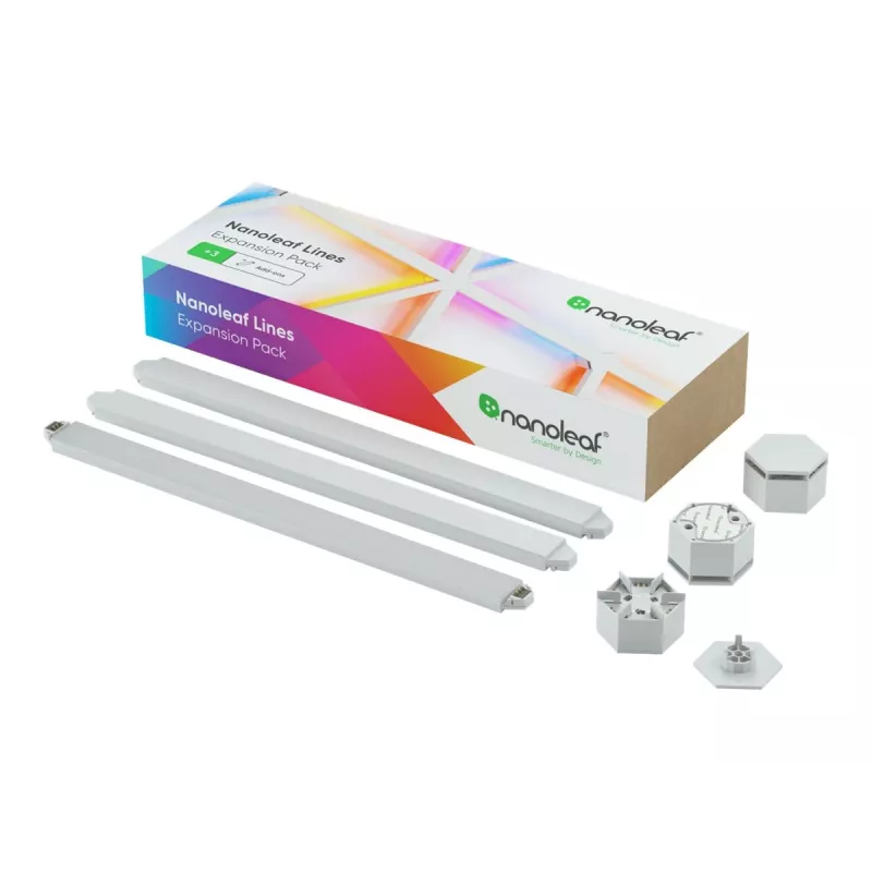 Nuotaikos apšvietimo Nanoleaf Lines išplėtimo rinkinys 3 vnt.