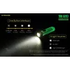 Raktų pakabuko žibintuvėlis Nitecore TIKI GITD pilkas — USB įkraunamas, 1 lm, 55 mm, 12 g, IP66