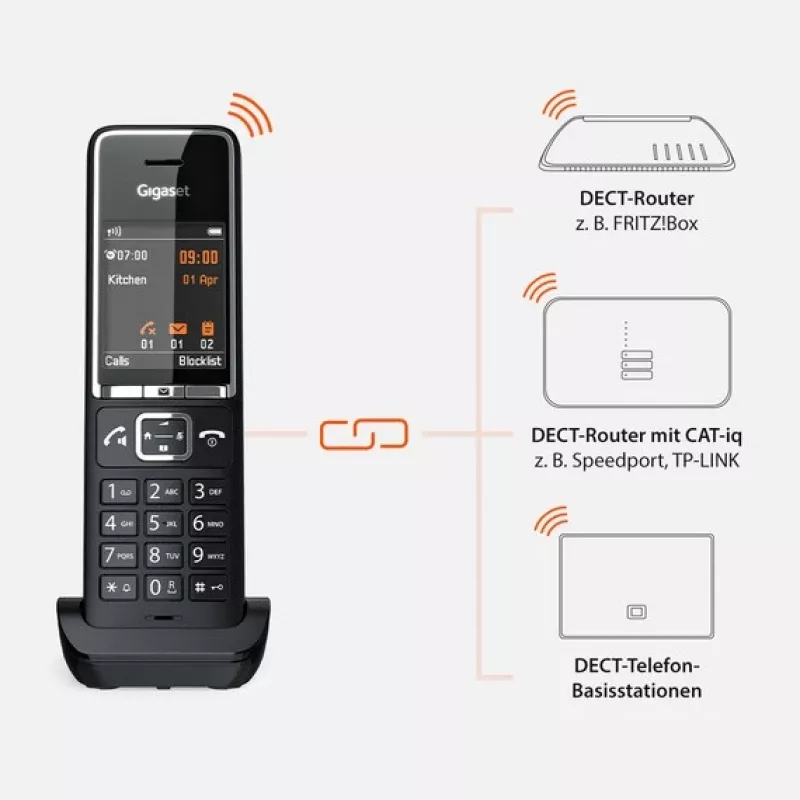 Universalus ragelis Gigaset Comfort 550HX