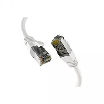 EFB-Elektronik CAT8.1 baltas 1,5 m RJ45 komutacinis kabelis S/FTP PIMF LSZH 2000 MHz 40 GB tinklo kabelis Gamintojas: EFB Elektronik (EC020200313)