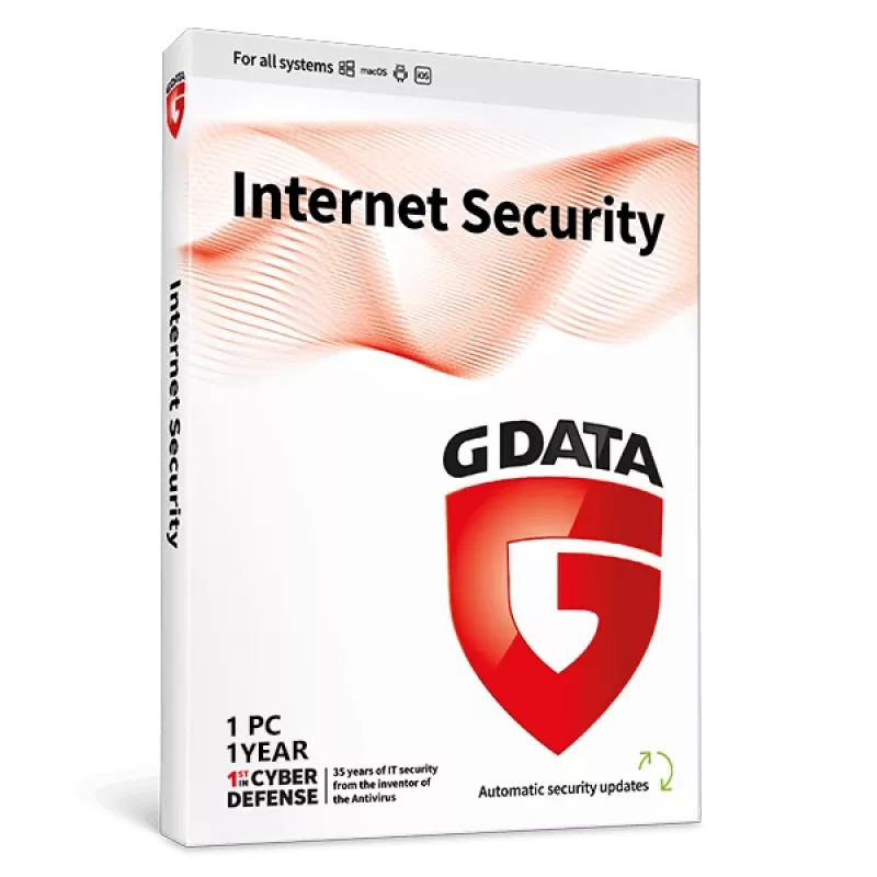 G DATA Internet Security 1 PC 1 Year DE/EN/FR/IT