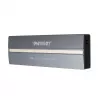 Išorinis NVMe M.2 PCIe SSD korpusas PATRIOT PV810UPNGM — USB-C 3.2 Gen 2, palaiko 2230/2242/2260/2280, iki 8 TB, aliuminis, pilkas