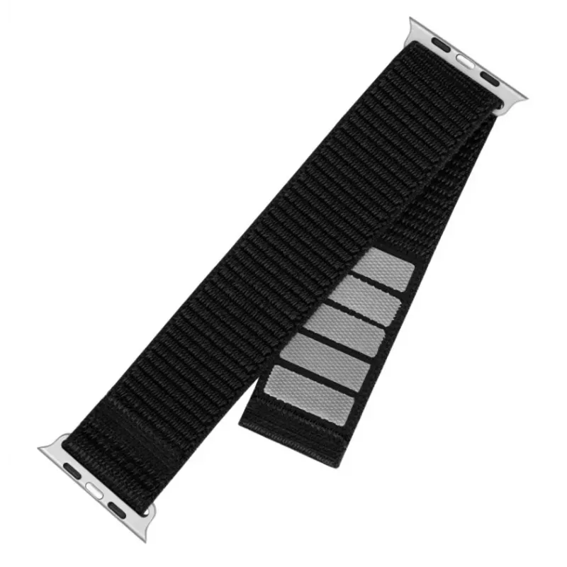 Niloninis laikrodžio dirželis FIXED Sporty Strap FIXNST2-436-BK, skirtas 38/40/41 mm laikrodžiams, juodas
