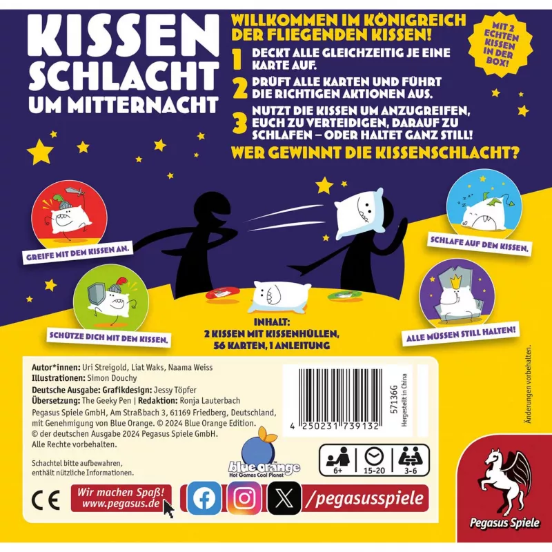 Kissenschlacht um Midnight, šeimos žaidimas