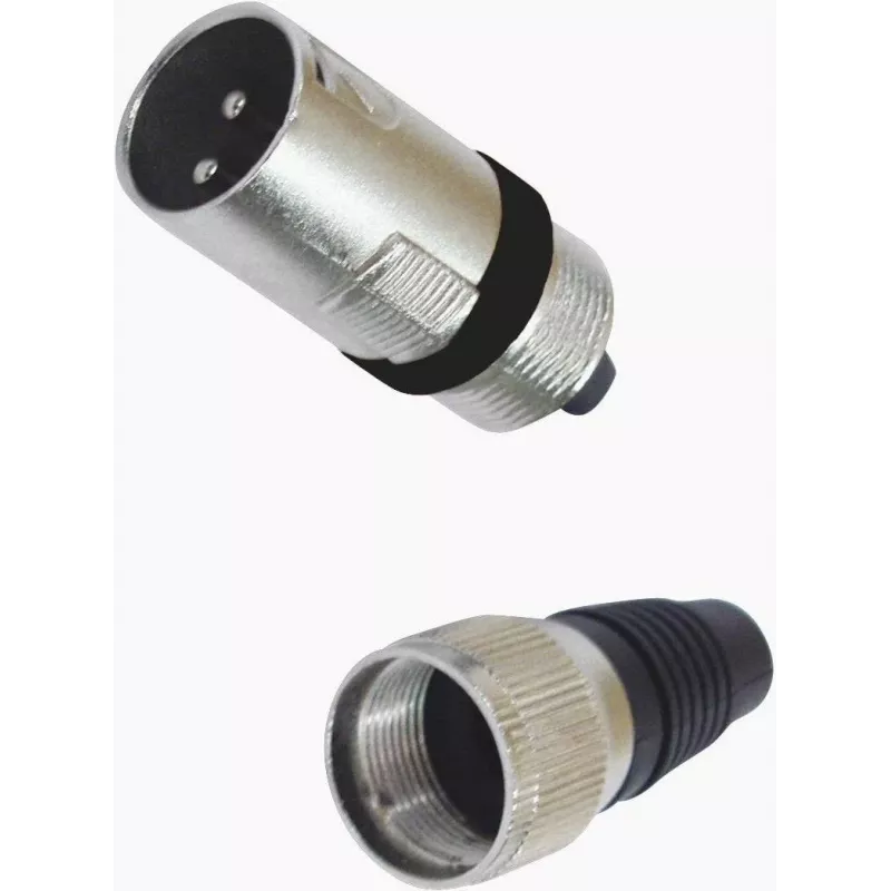 XLR 3 kontaktų jungtis Omnitronic 30200089 mikrofonui ir garso įrangai, vyriškos/moteriškos versijos