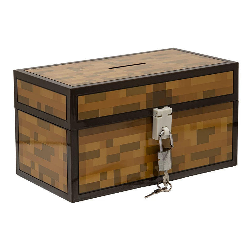 Taupyklė Paladone Minecraft Chest dizaino PP13601MCF monetų bankas vaikams ir gerbėjams