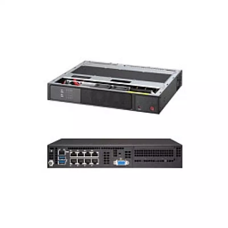 Barebone Supermicro SuperServer 1U Intel Atom C3558 (4C/4T) 2,2 GHz SYS-E300-9A-4CN8