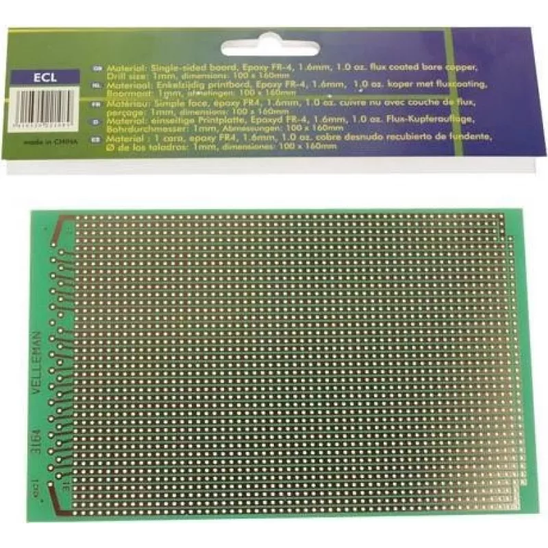 Velleman ECL priedas skirtas kūrimo plokštėms rinkinys maketavimo plokštė spausdintinė plokštė (PCB) (ECL)