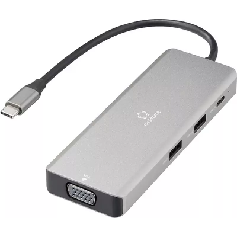 Renkforce USB-C dokinimo stotis RF-DKS-906 Tinka prekės ženklui dokinimo stotims Universal (RF-6428614)