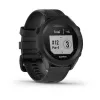 GPS golfo laikrodis GARMIN Approach S12, juodas, 43 mm korpusas, silikoninis dirželis, 30 val. GPS baterijos veikimo laikas
