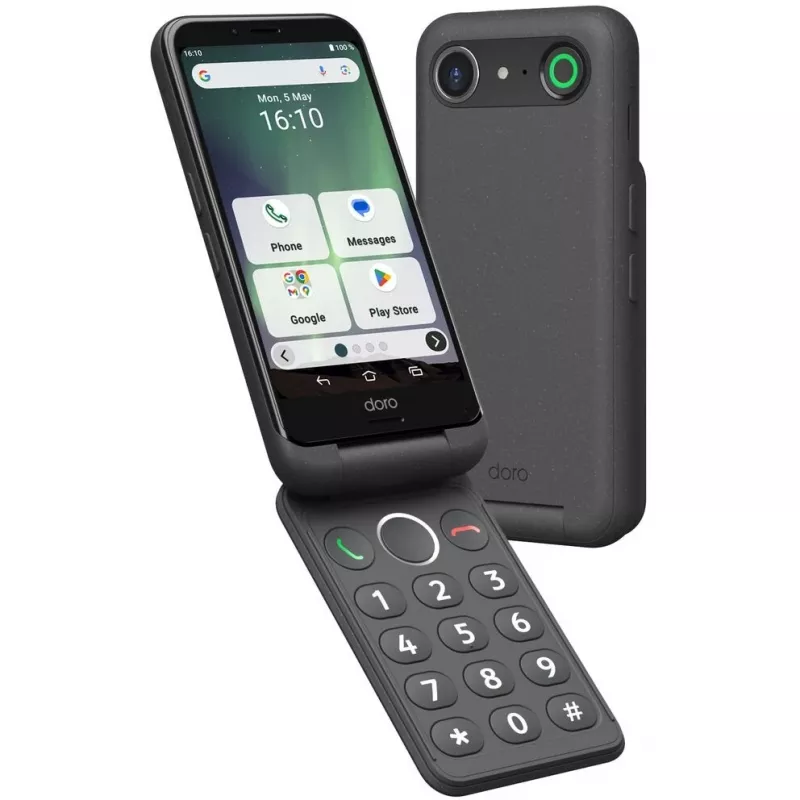 Išmanusis telefonas Doro Aurora A20 4.5 colio 4GB 64GB juodas