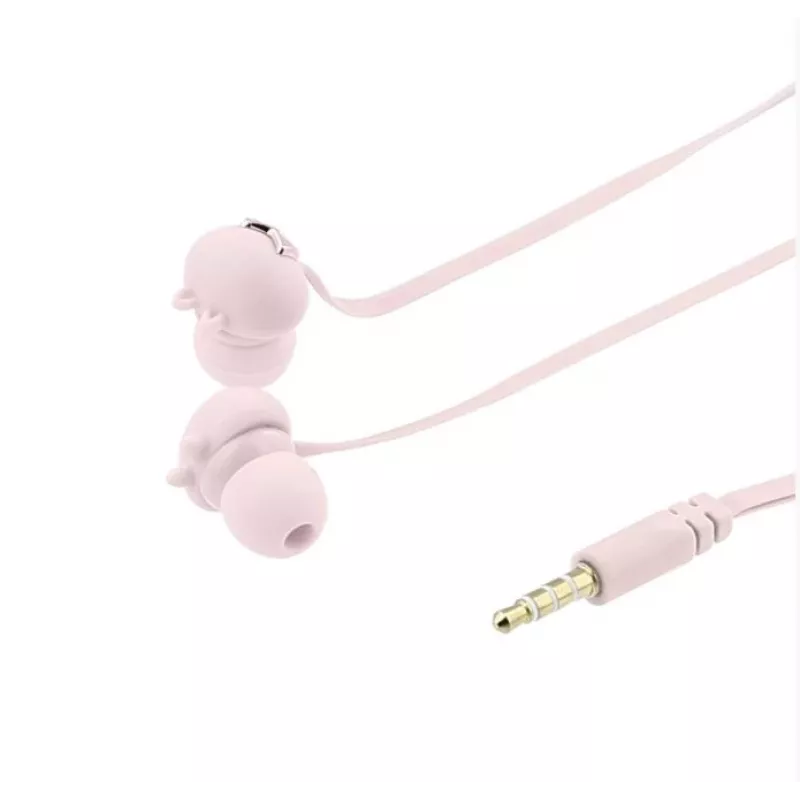 Ausinės Tellur Pixy Pink į ausis įdedamas ausinių laidas