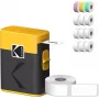 Etikečių spausdintuvo kasečių rinkinys Kodak M50 Label Era, geltonas papildymo kasetė M50Y su 13 etikečių ritinėlių