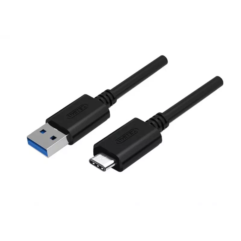 UNITEK Y-C474BK USB kabelis USB 3.2 Gen 1 (3.1 Gen 1) 1 m USB A USB C Juoda