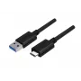 UNITEK Y-C474BK USB kabelis USB 3.2 Gen 1 (3.1 Gen 1) 1 m USB A USB C Juoda