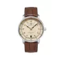 Rankinis laikrodis Zeppelin Mediterranee 96415, analoginis 36 mm nerūdijančio plieno korpusas, odinis dirželis