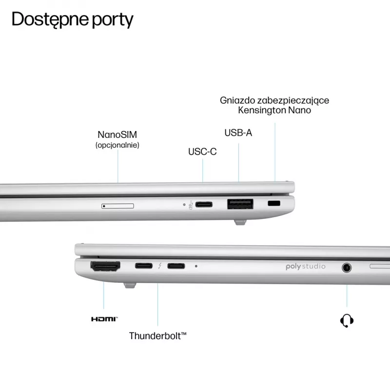 Nešiojamasis kompiuteris HP EliteBook G8 Ultra 7 255U 14,0 col. WUXGA IPS 400nit AG 32GB DDR5 5600 SSD1TB Intel Arc Kamera 5 Mpx W11Pro