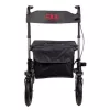 Walker (rollator) ANTAR AT51036 — juoda, 27,9 cm (11 col.) sėdynės aukštis, 9 kg, maks. apkrova 136 kg, plotis 870 mm, gylis 630 mm