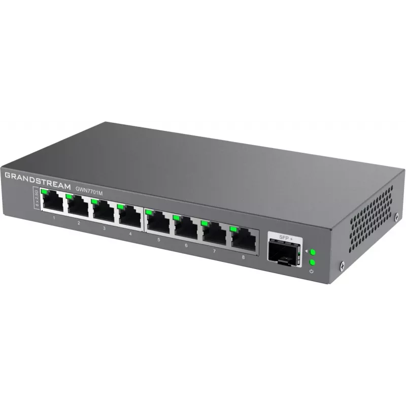 Grandstream Networks GWN7701M tinklo jungiklis Nevaldomas 2.5G Ethernet (100/1000/2500) Juoda