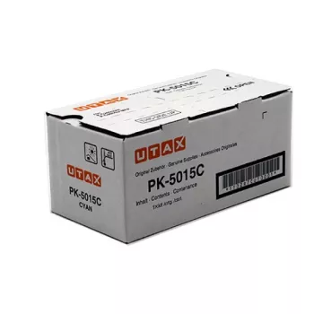 Utax 1T02R7CUT0/PK-5015C dažų rinkinys, žydra spalva. 3K puslapių ISO/IEC 19752, skirtas TA