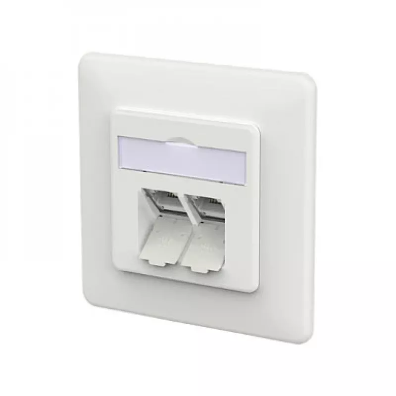METZ CONNECT Connection Socket E-DAT C6A LSA++ 2 Port UP verkehrswei