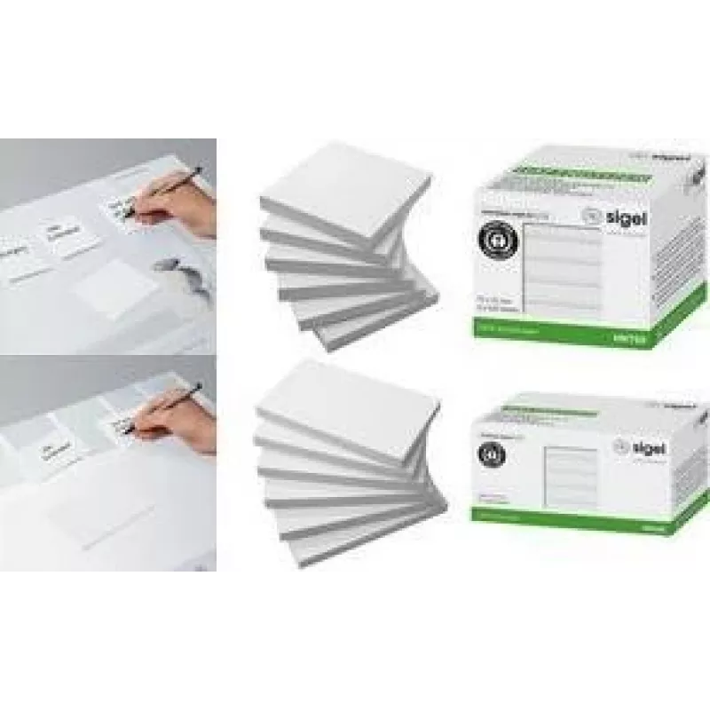 Lipnios pastabos Sigel HN760 125×75 mm baltos, 1 rinkinys