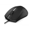 Focus USB optinė pelė, 1200DPI, 3 mygtukai ir slinkties ratukas, jautrumas 125Hz, laidas 1,8m, svoris 66g
