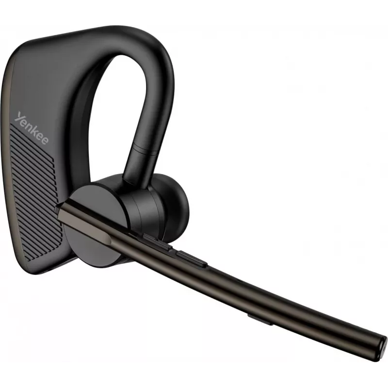 Laidinė / Bluetooth laisvų rankų įranga YENKEE YHF F20BK — ausinės ir įmontuotas mikrofonas skambučiams ir garsui